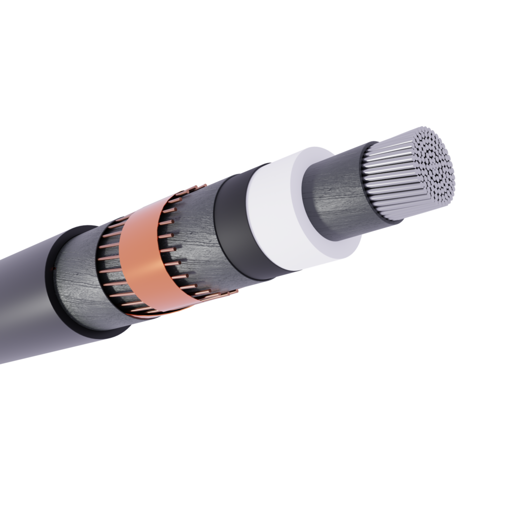 NA2XSR(AL)Y1 core AL XLPE PVC without Armor IEC 605022 EES CABLE